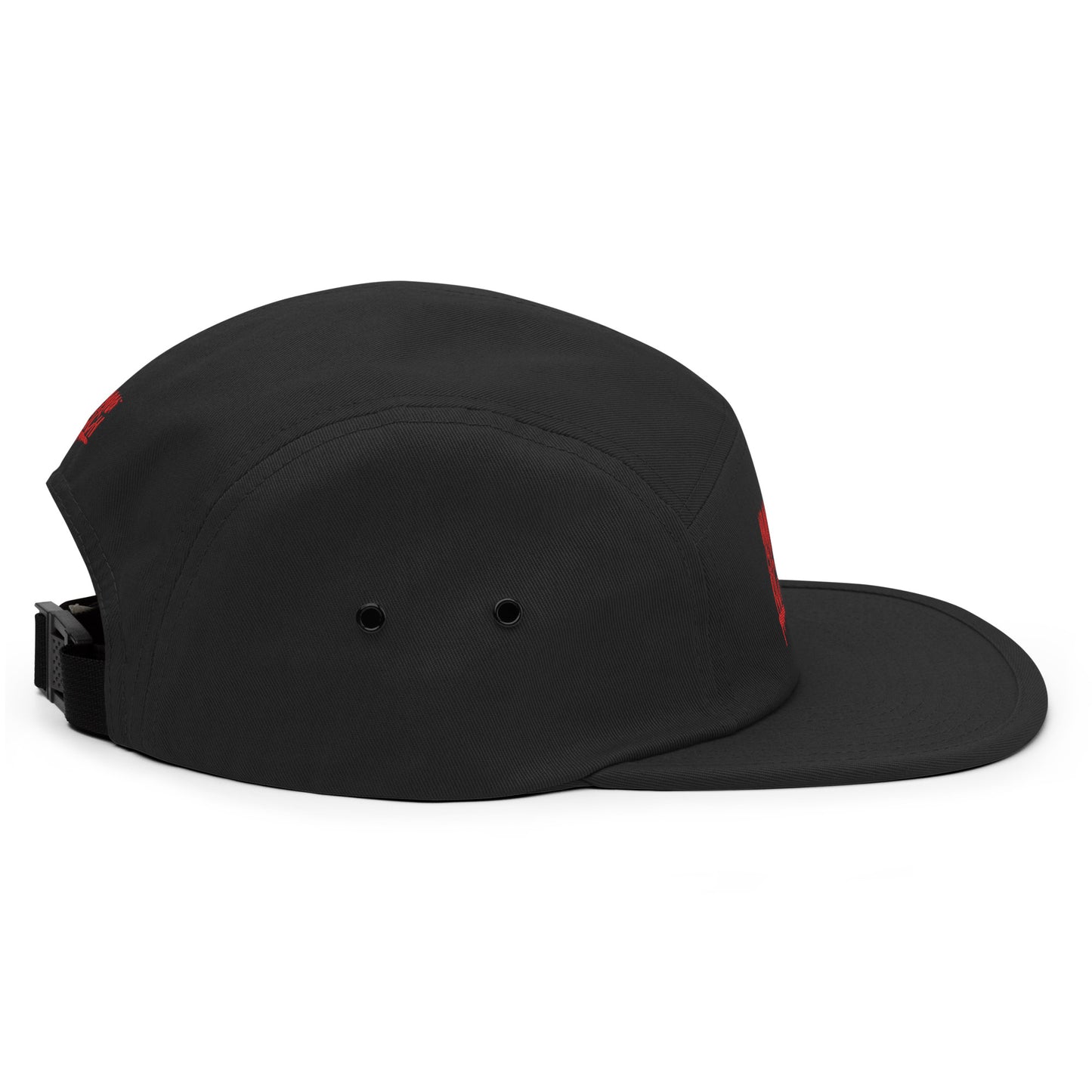 Young & Rich Red Five Panel Cap