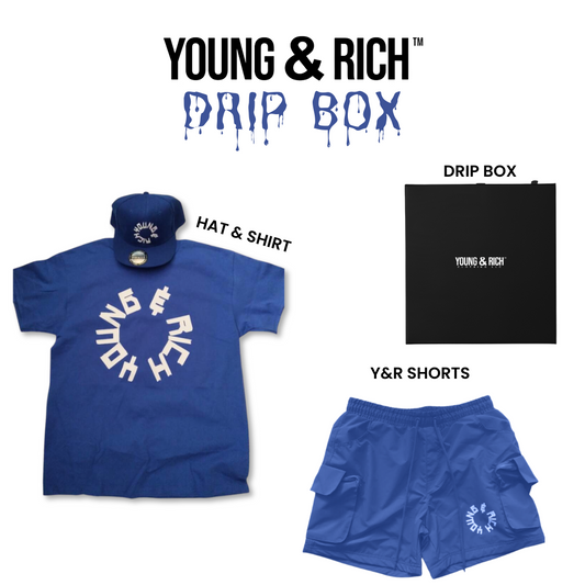 Young & Rich Drip Box - Blue Edition