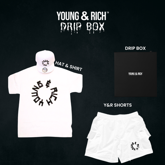 Young & Rich Drip Box - White Edition