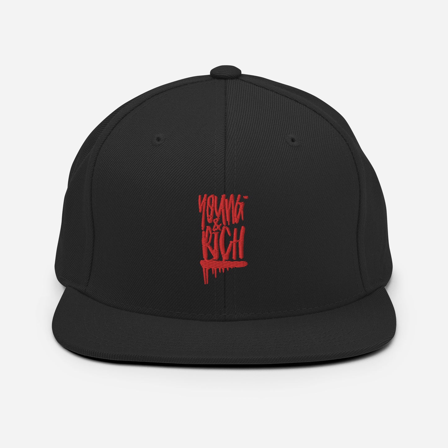 Young & Rich Red Snapback Hat