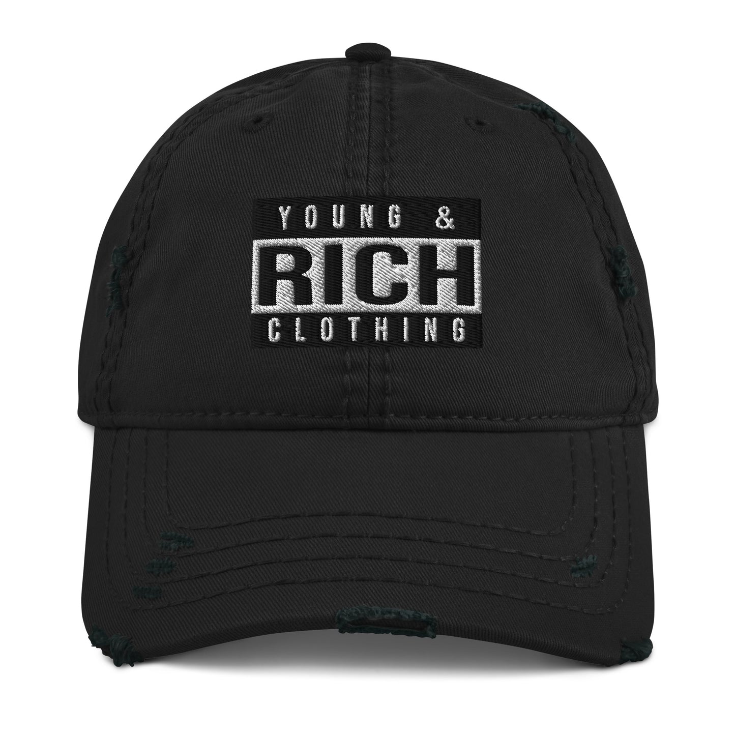 Young & Rich Uncensored Distressed Dad Hat