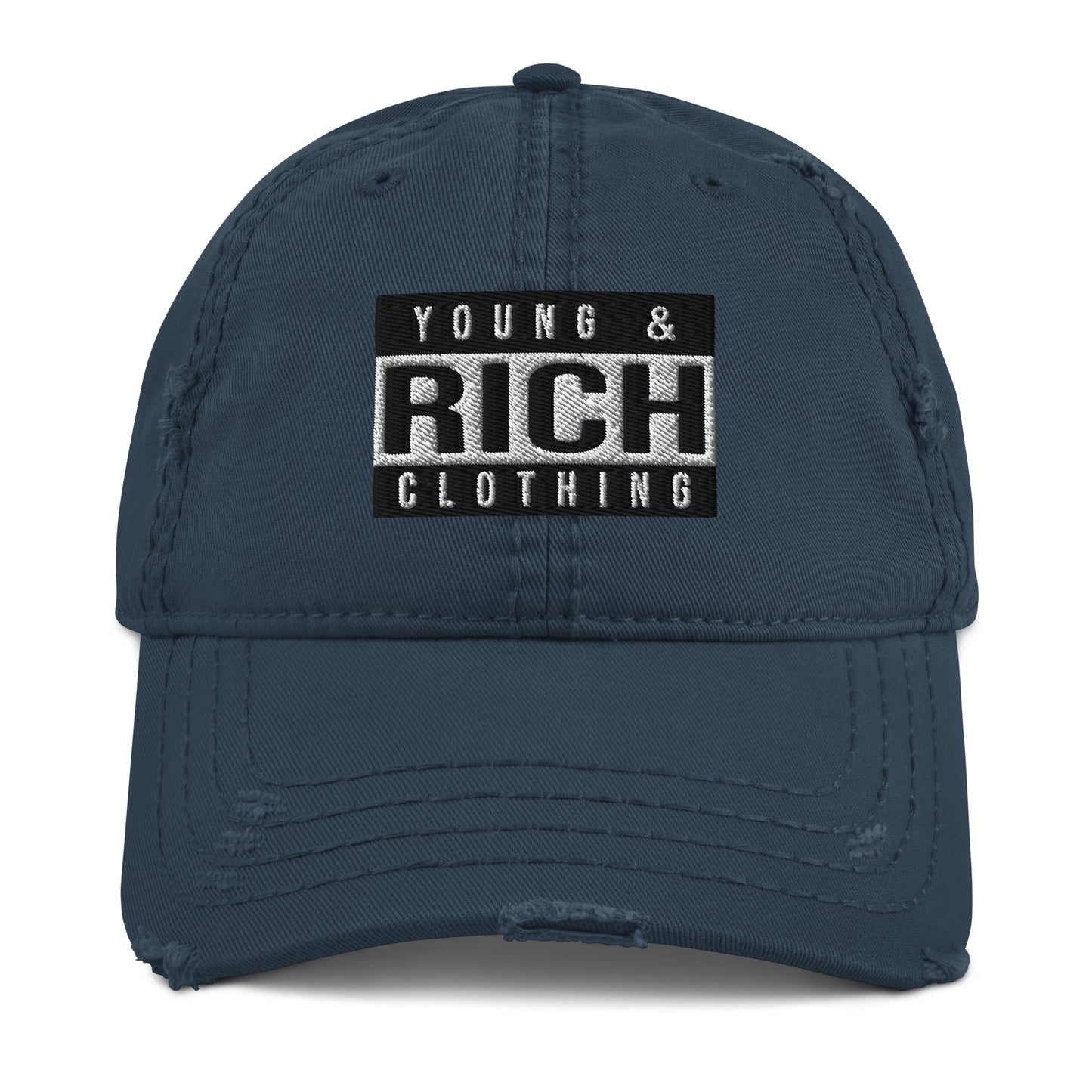 Young & Rich Uncensored Distressed Dad Hat