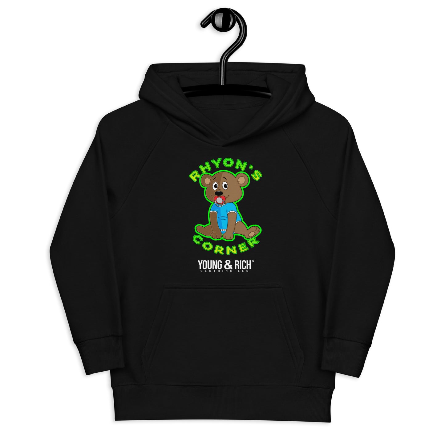 Young & Rich DTG Rhyon's Corner Kids eco hoodie