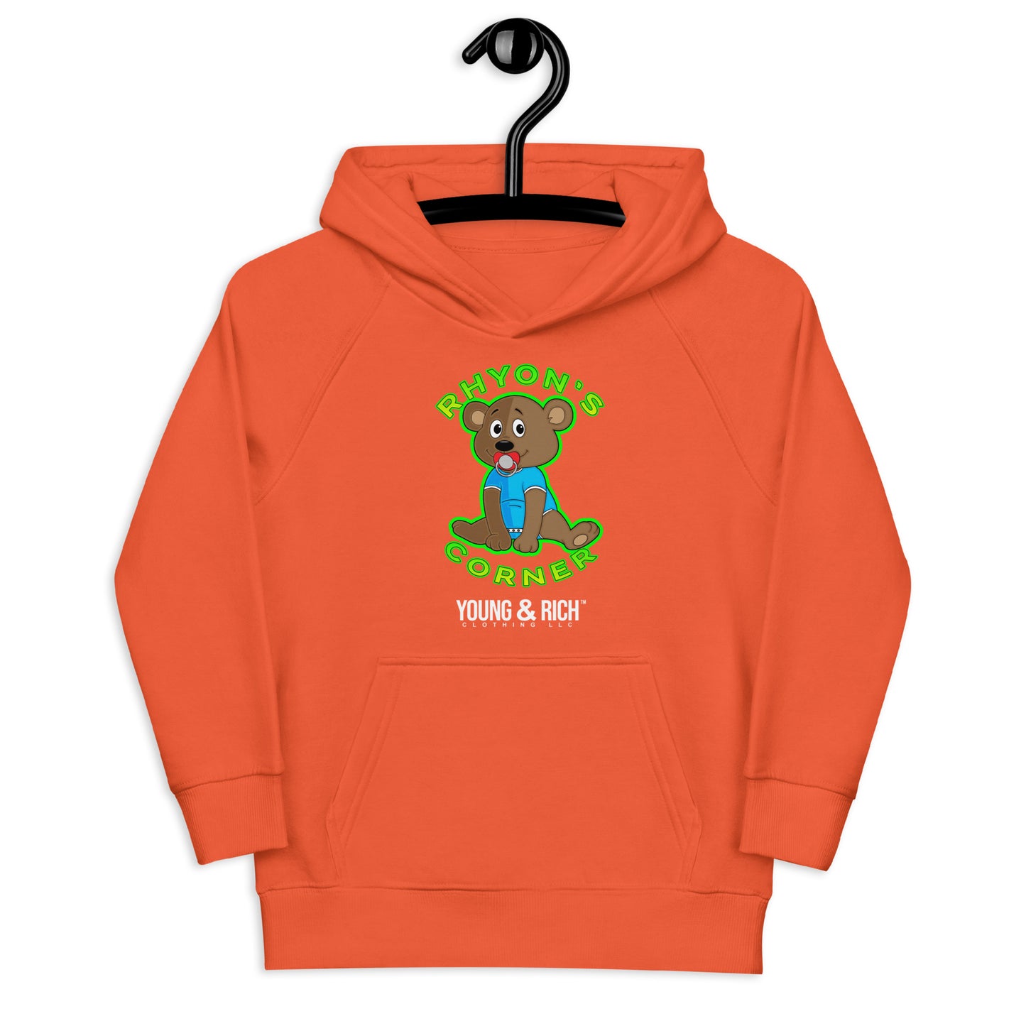 Young & Rich DTG Rhyon's Corner Kids eco hoodie