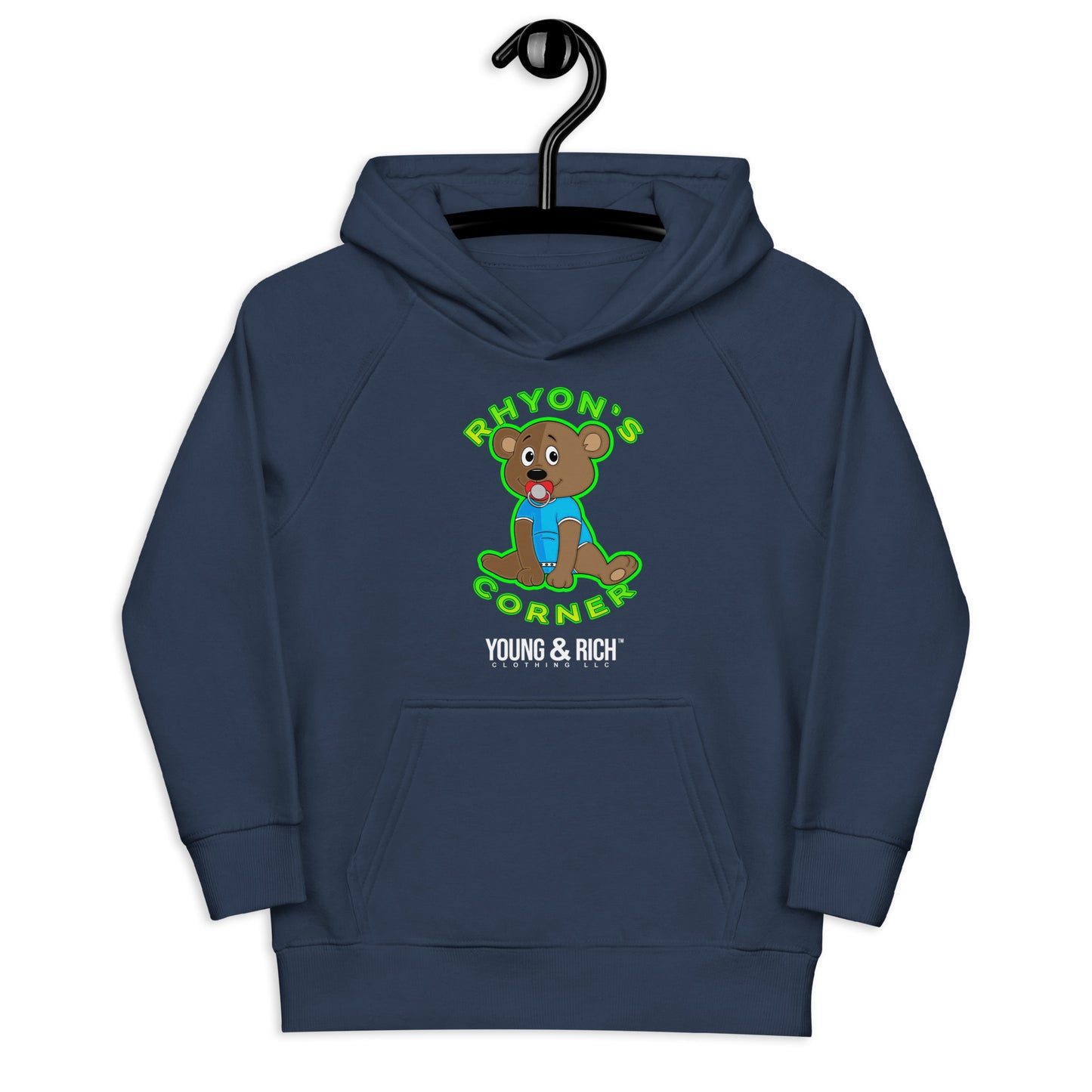 Young & Rich DTG Rhyon's Corner Kids eco hoodie