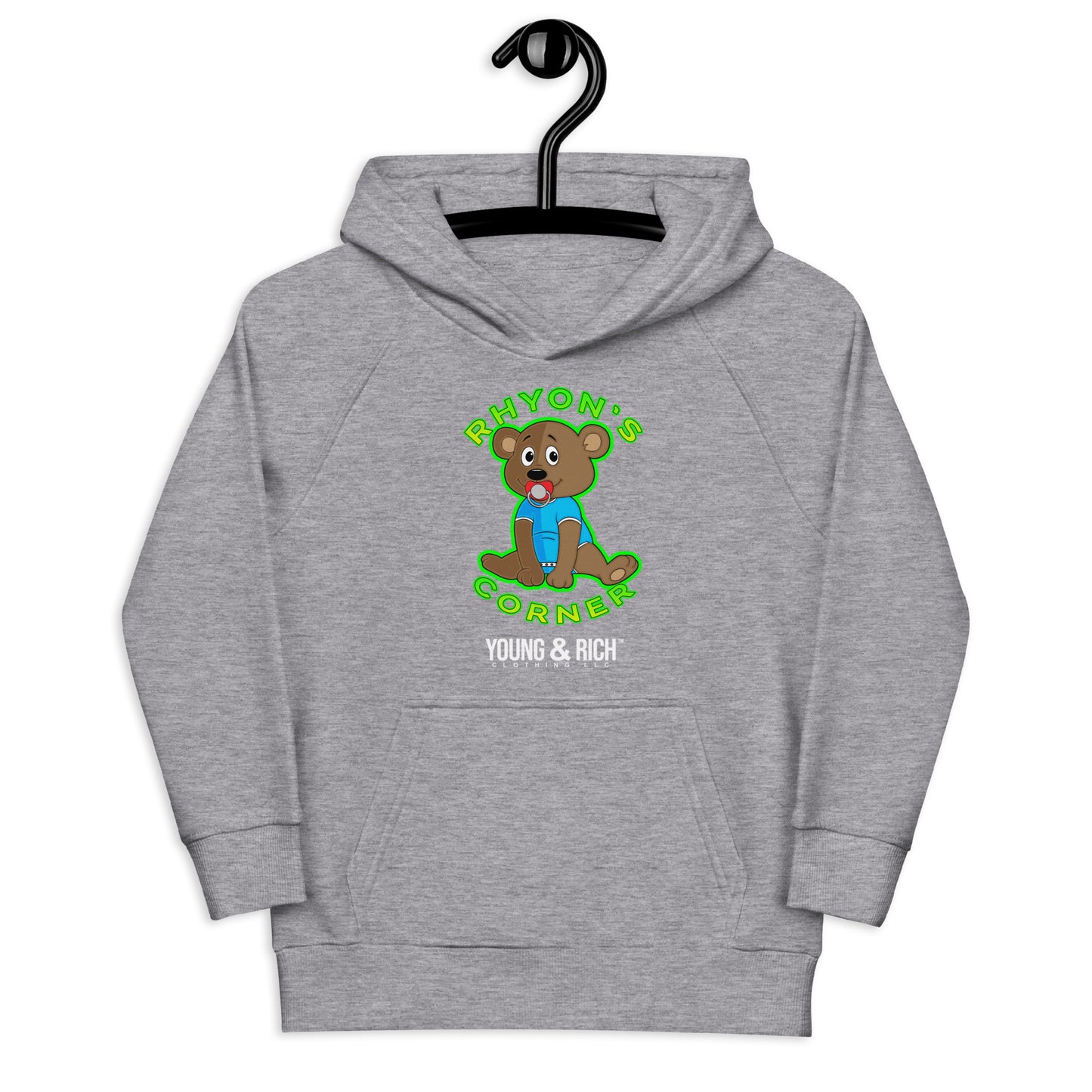 Young & Rich DTG Rhyon's Corner Kids eco hoodie