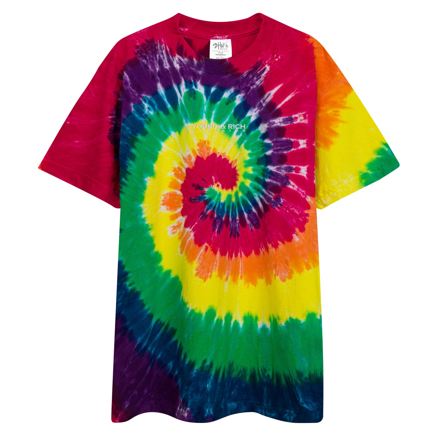 Young & Rich Clothing 3 Oversized tie-dye t-shirt