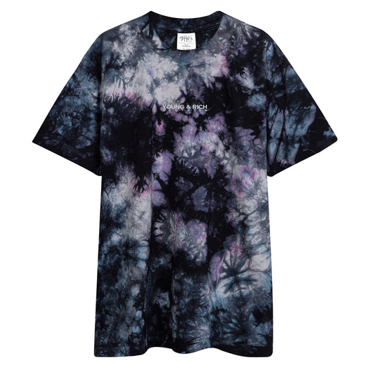 Young & Rich Clothing 3 Oversized tie-dye t-shirt