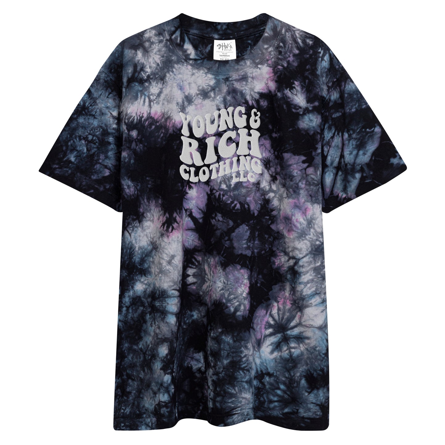 Young & Rich 70's Oversized tie-dye t-shirt