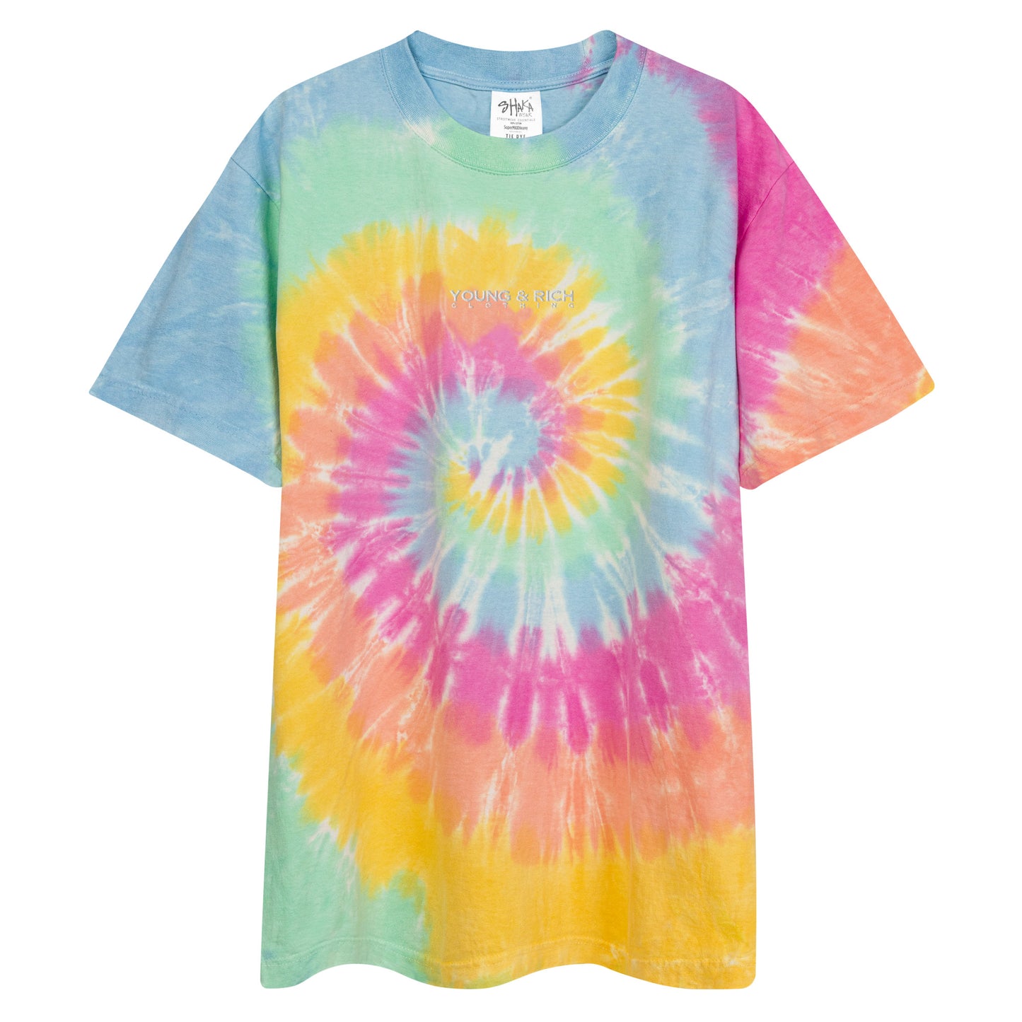 Young & Rich Clothing 3 Oversized tie-dye t-shirt