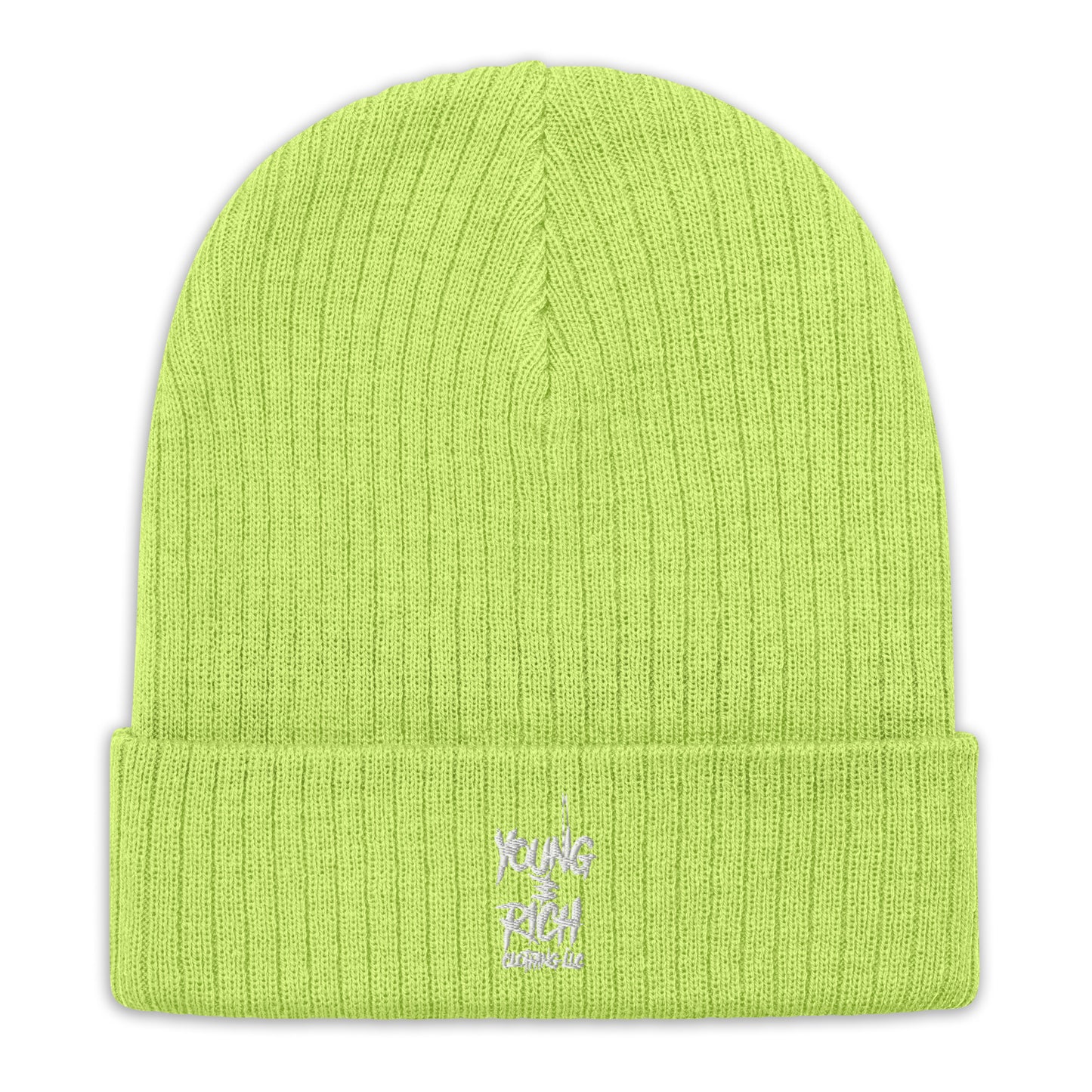 Young & Rich Rockstar Ribbed knit beanie