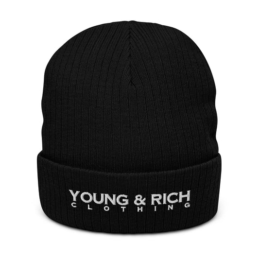 Young & Rich Clothing 3 Ribbed knit beanie