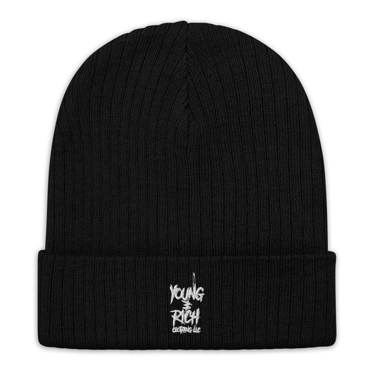 Young & Rich Rockstar Ribbed knit beanie