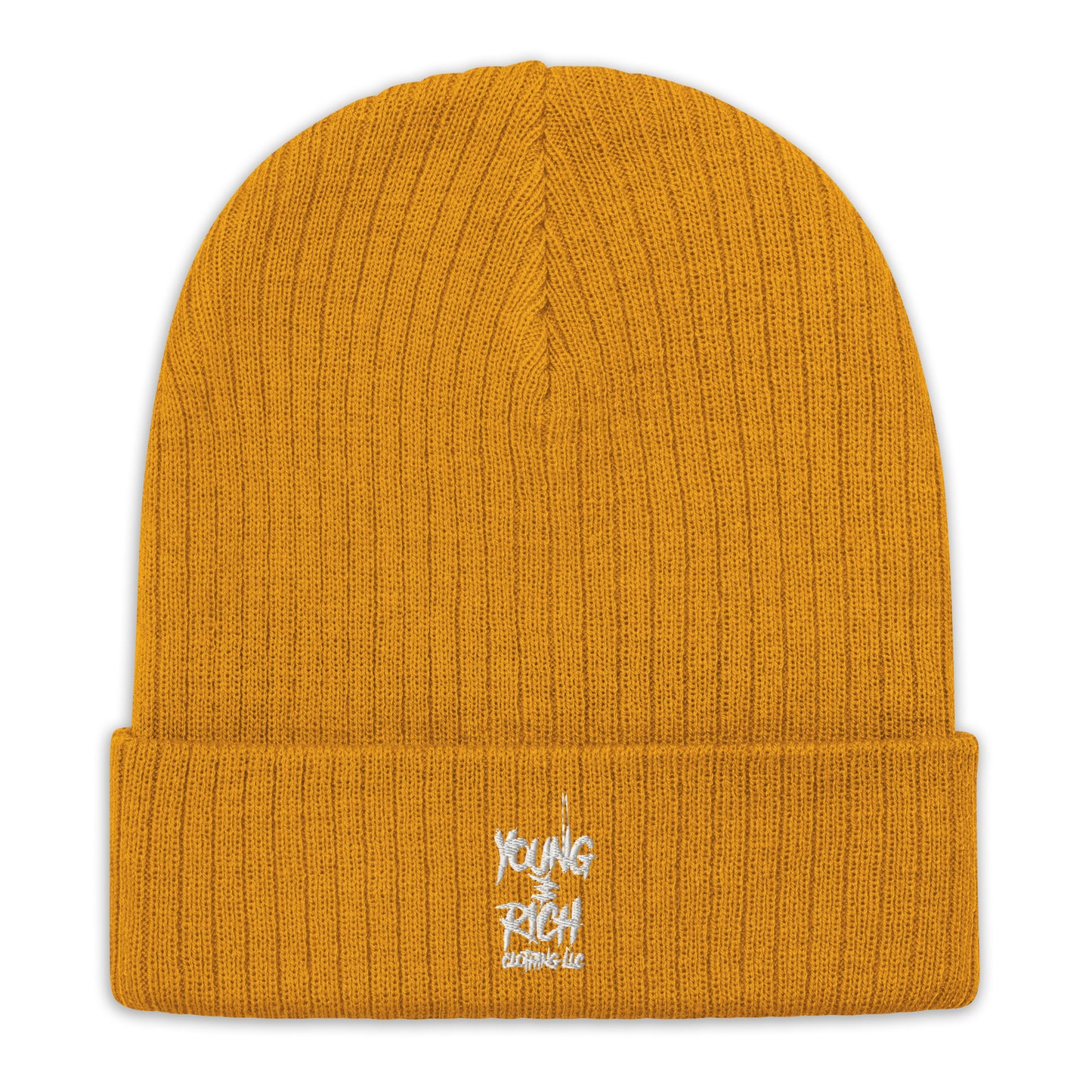 Young & Rich Rockstar Ribbed knit beanie