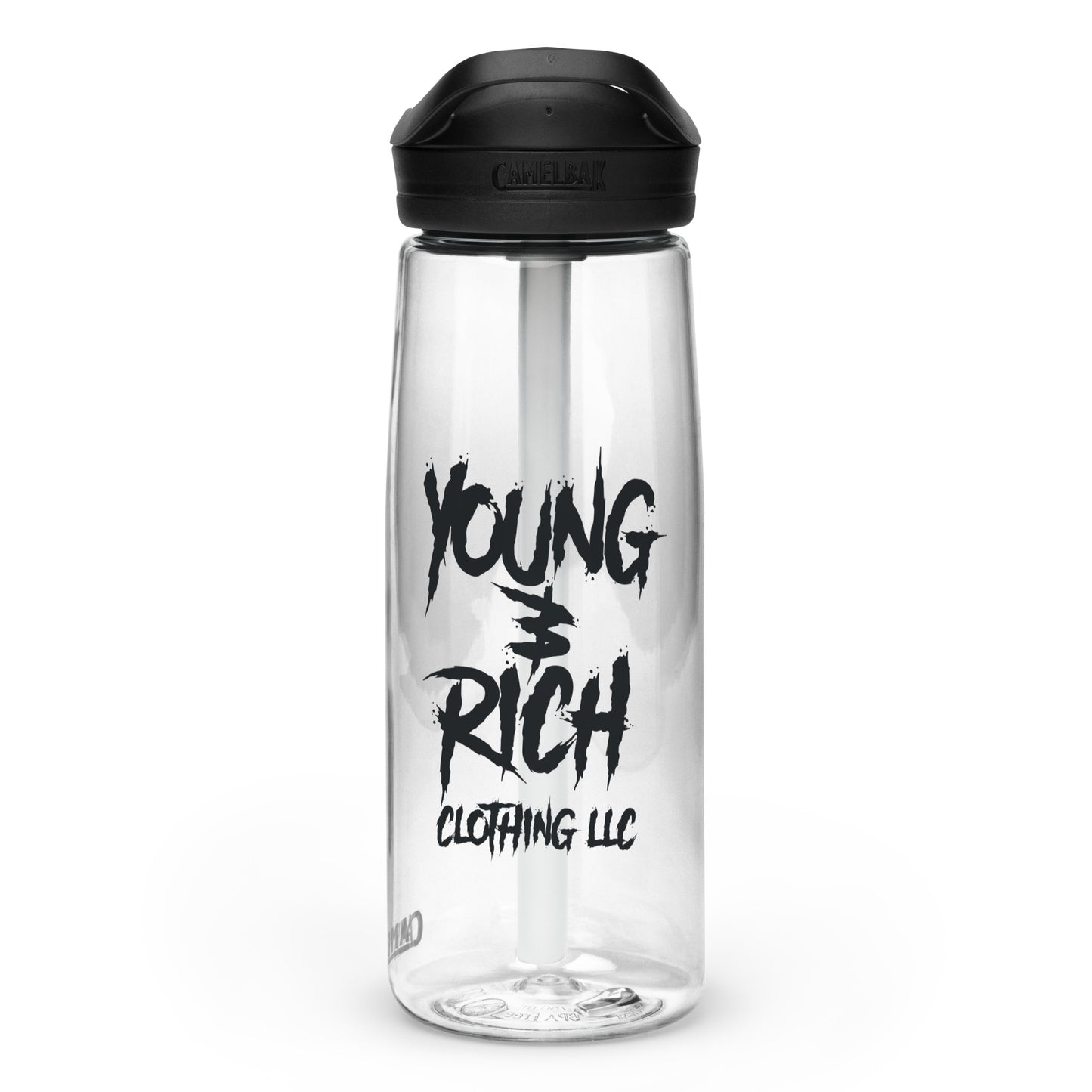 Young & Rich Rockstar Sports water bottle