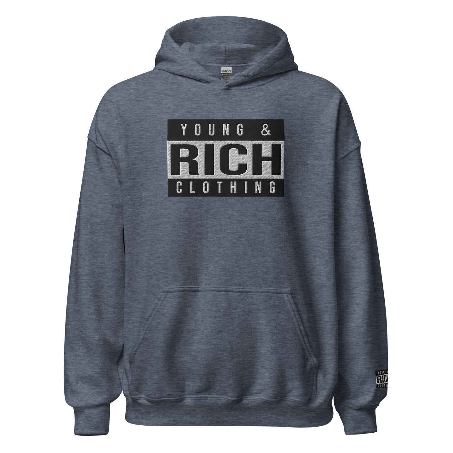 Young & Rich Uncensored Embroidered Unisex Hoodie