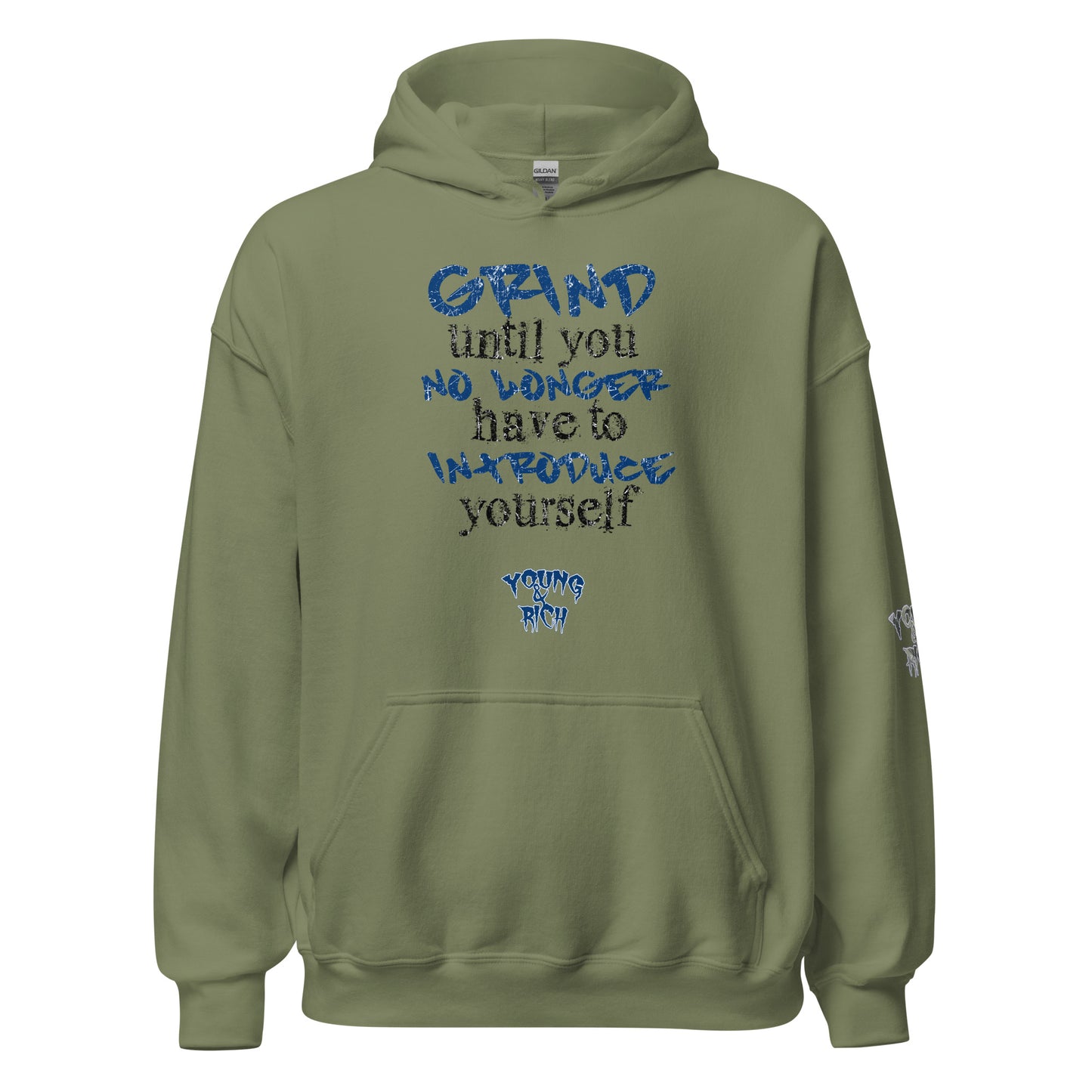 Young & Rich Phrase 1 Unisex Hoodie