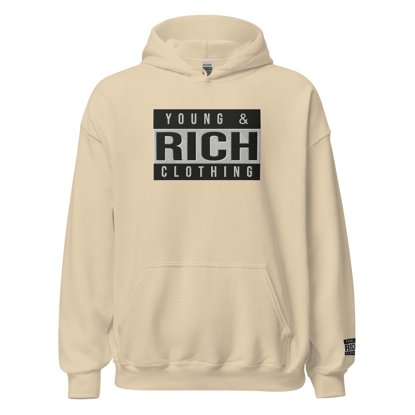 Young & Rich Uncensored Embroidered Unisex Hoodie