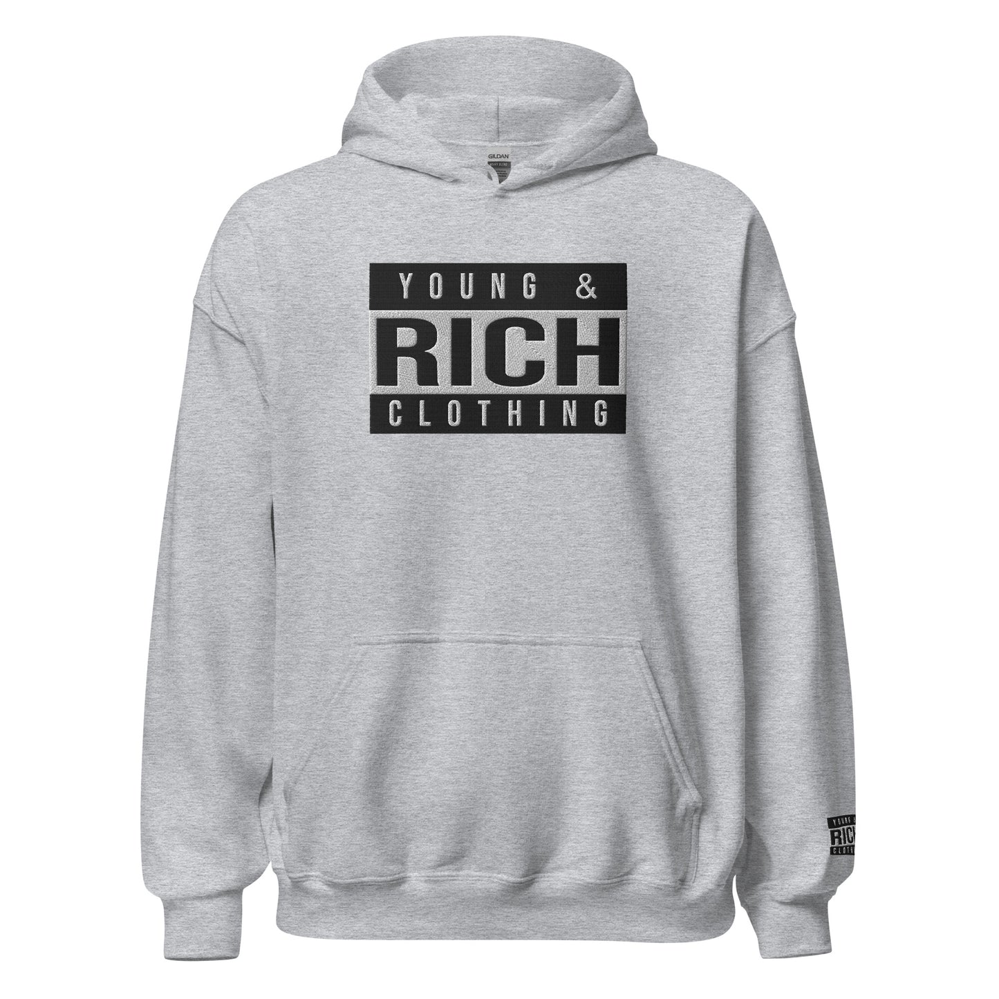 Young & Rich Uncensored Embroidered Unisex Hoodie