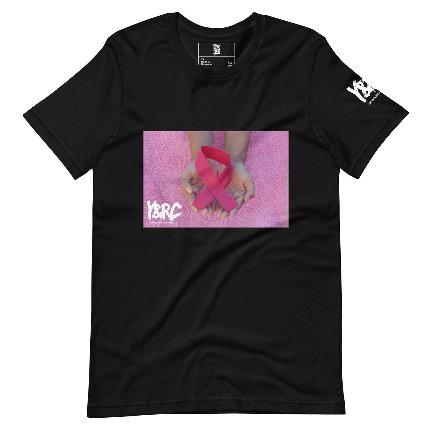 Young & Rich Clothing Breast Cancer Awareness Unisex t-shirt