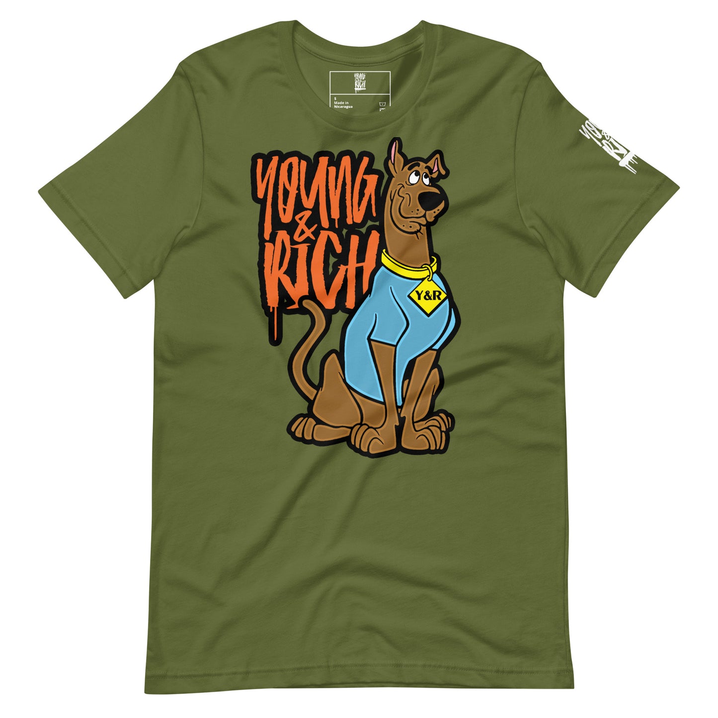 Young & Rich Scooby Unisex t-shirt