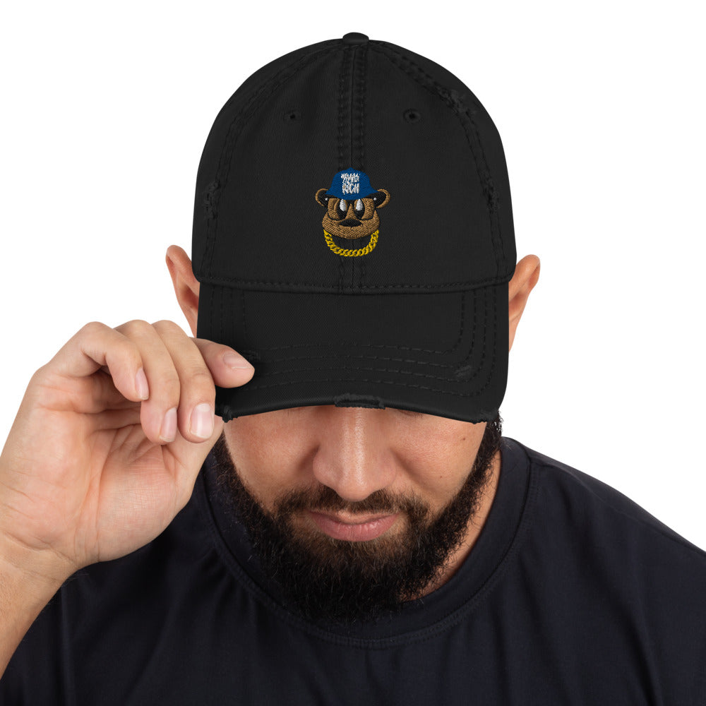 Distressed Benji Bear Dad Hat