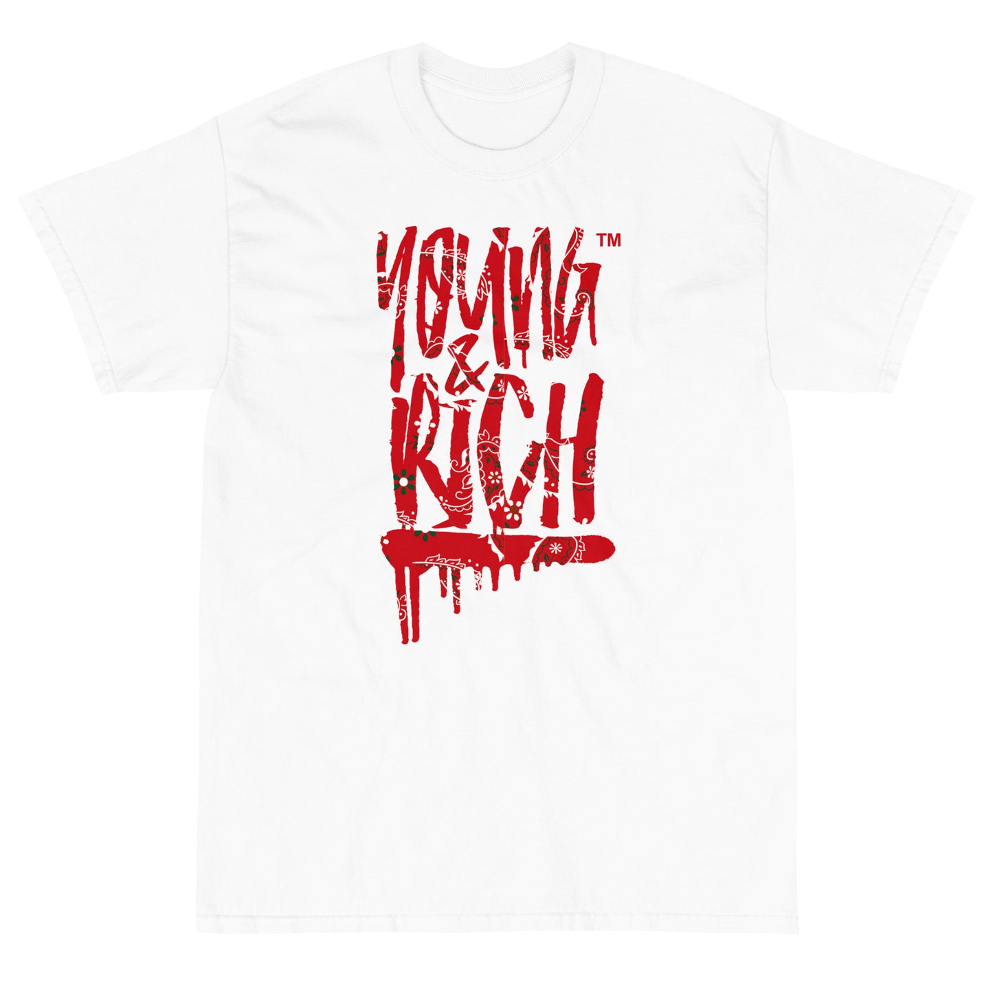 Young & Rich Bandanna Print 2 Short Sleeve T-Shirt