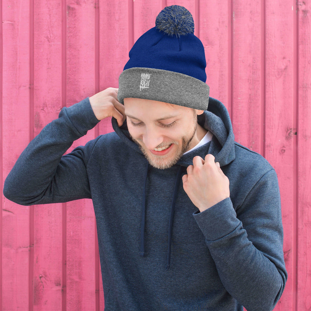 Young & Rich Pom-Pom Beanie