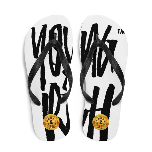 Young & Rich Drip Flip-Flops