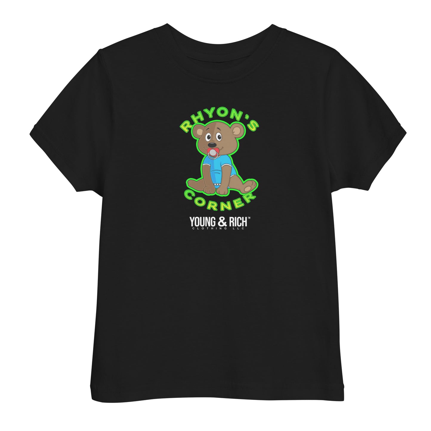 Young & Rich Rhyon's Corner Toddler jersey t-shirt