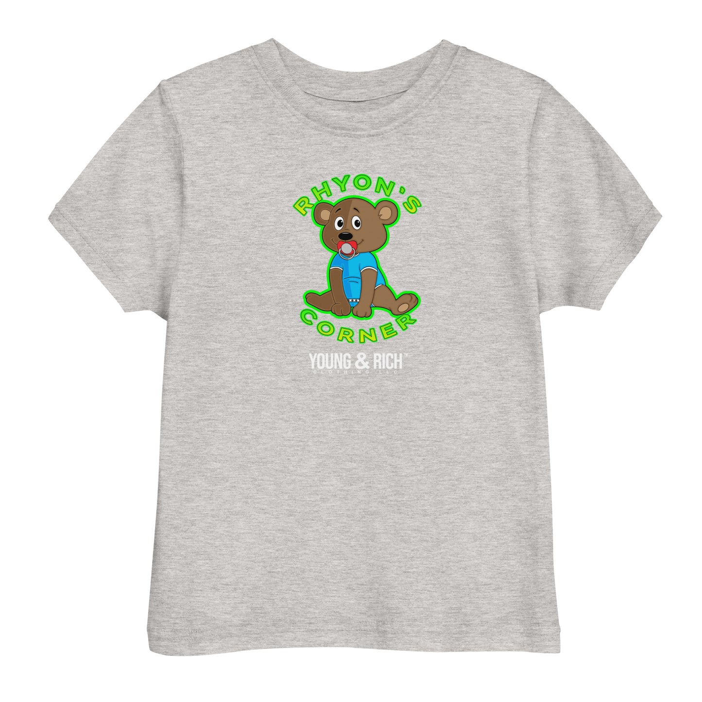 Young & Rich Rhyon's Corner Toddler jersey t-shirt