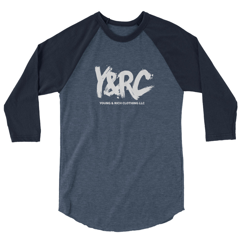 Young & Rich 3/4 sleeve baseball shirt