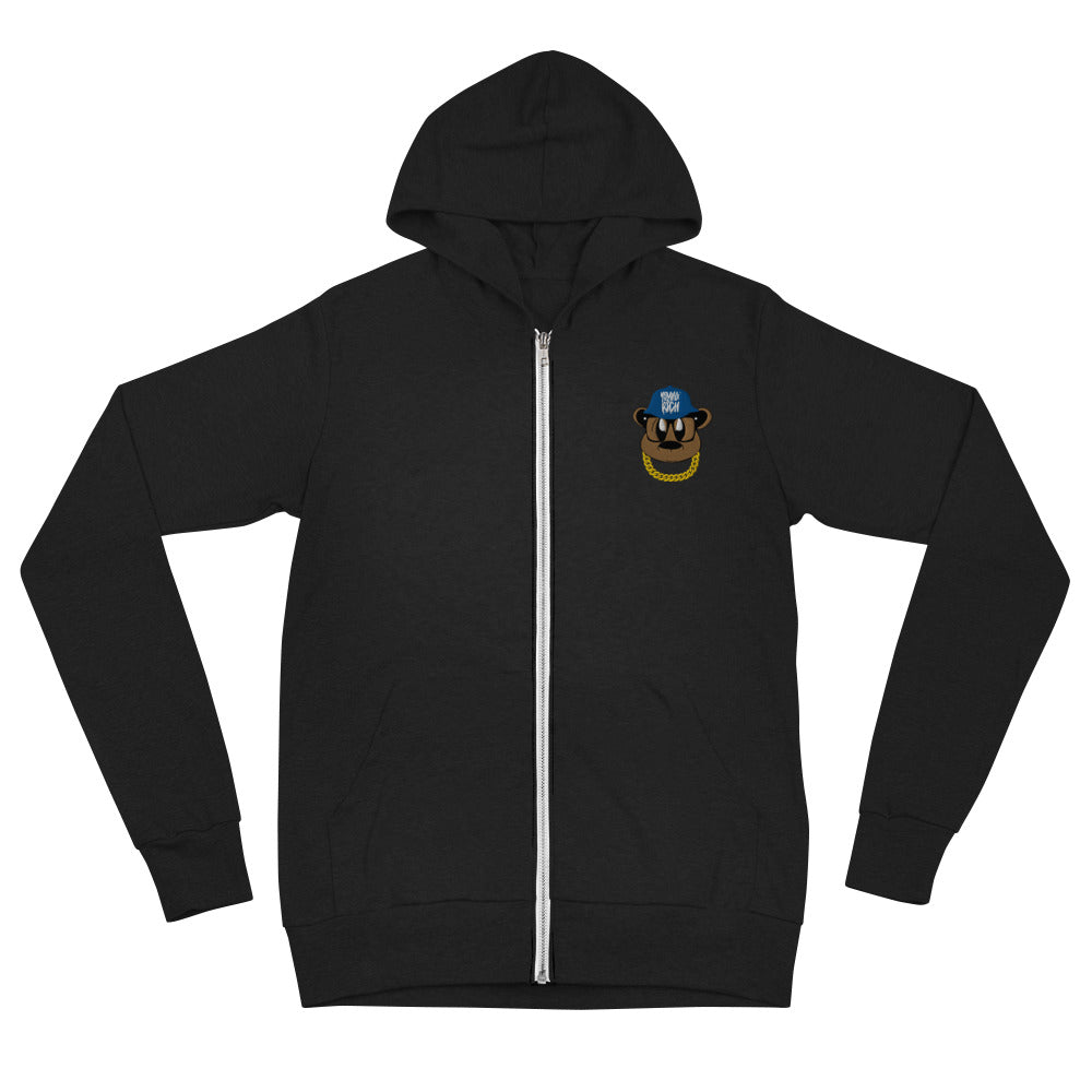 Benji Bear Unisex zip hoodie