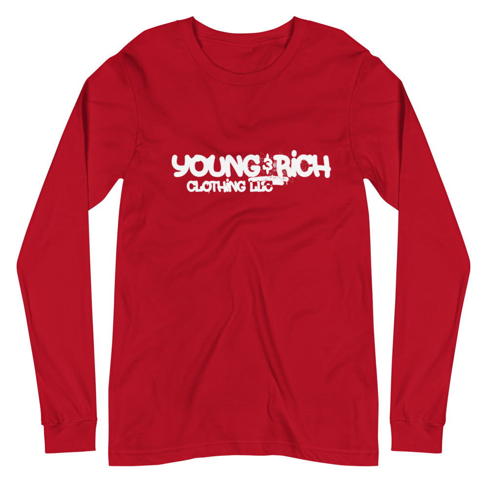 Young & Rich Spring Unisex Long Sleeve Tee