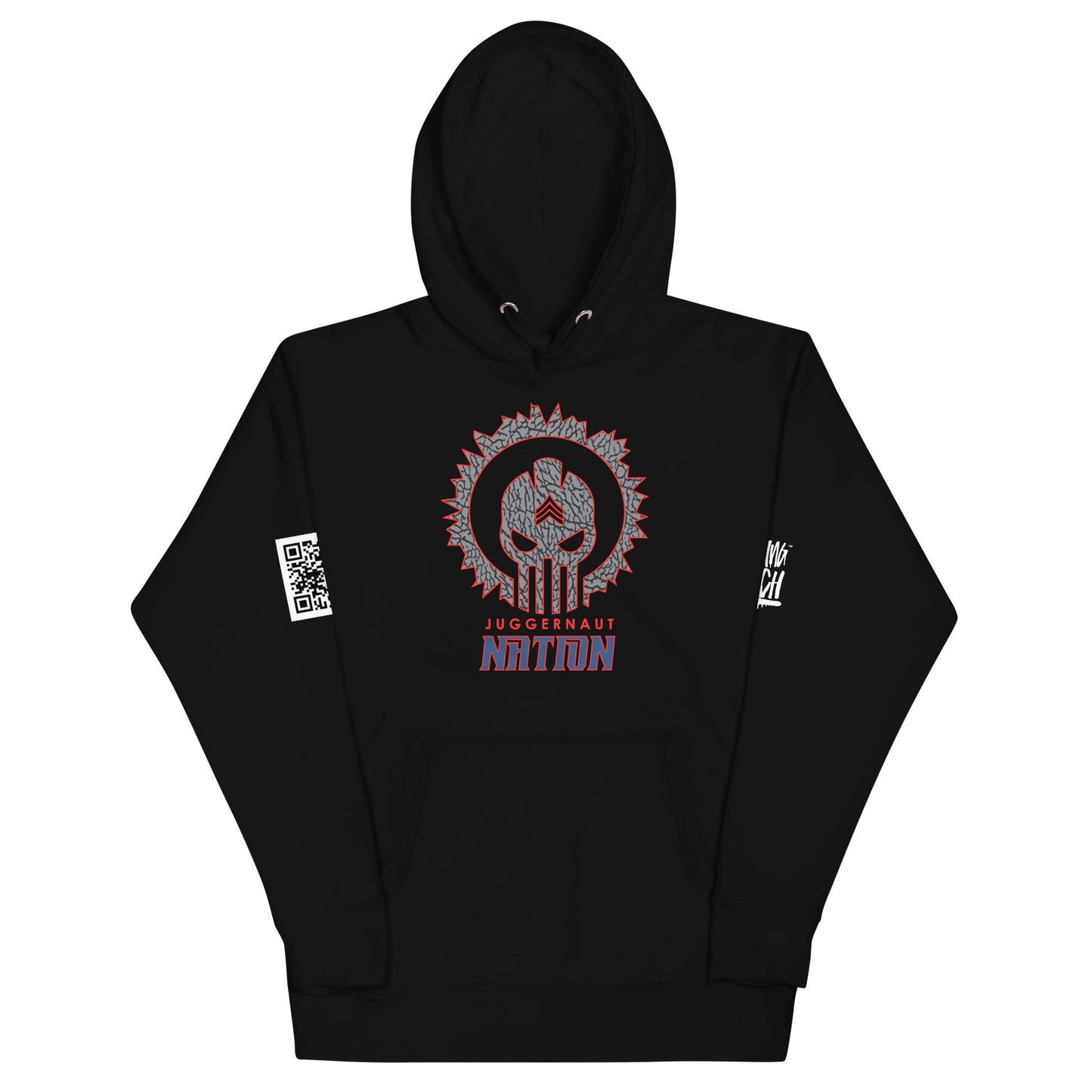 Juggernaut Nation Elephant Print Unisex Hoodie