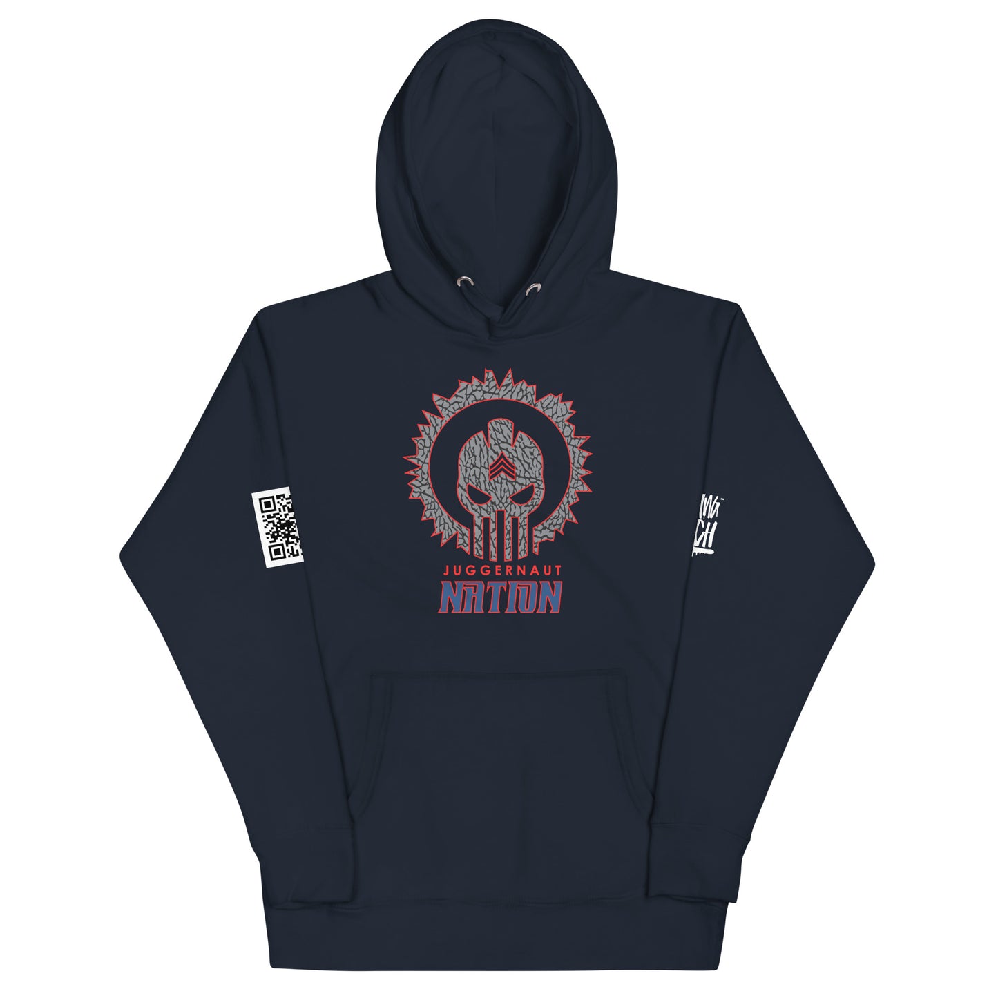 Juggernaut Nation Elephant Print Unisex Hoodie