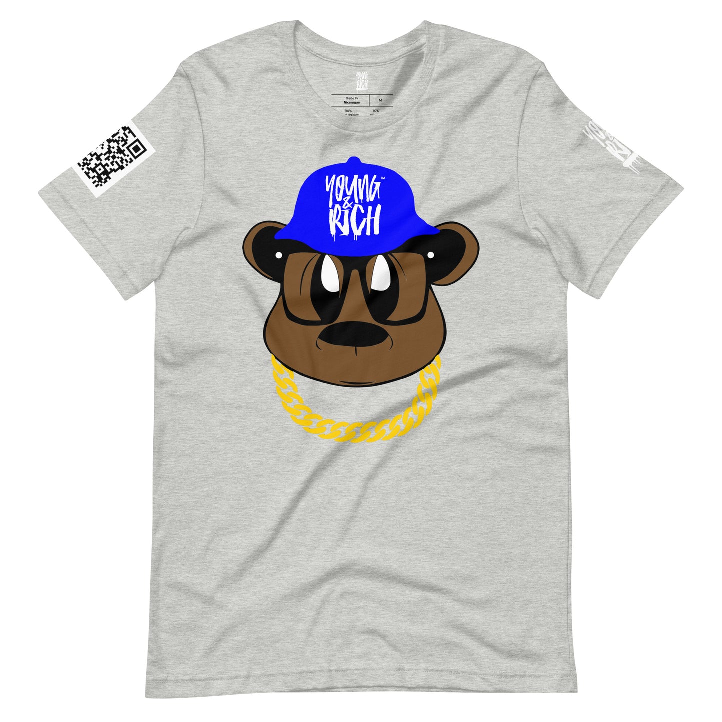 Young & Rich "Benji Bear" Unisex t-shirt