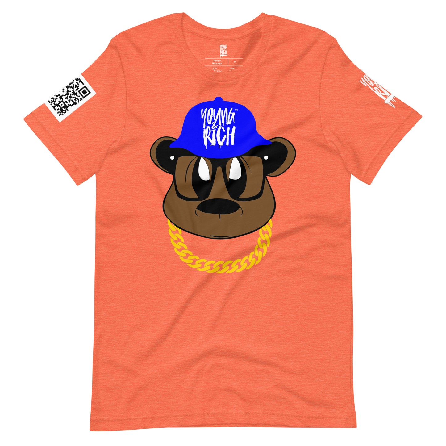 Young & Rich "Benji Bear" Unisex t-shirt