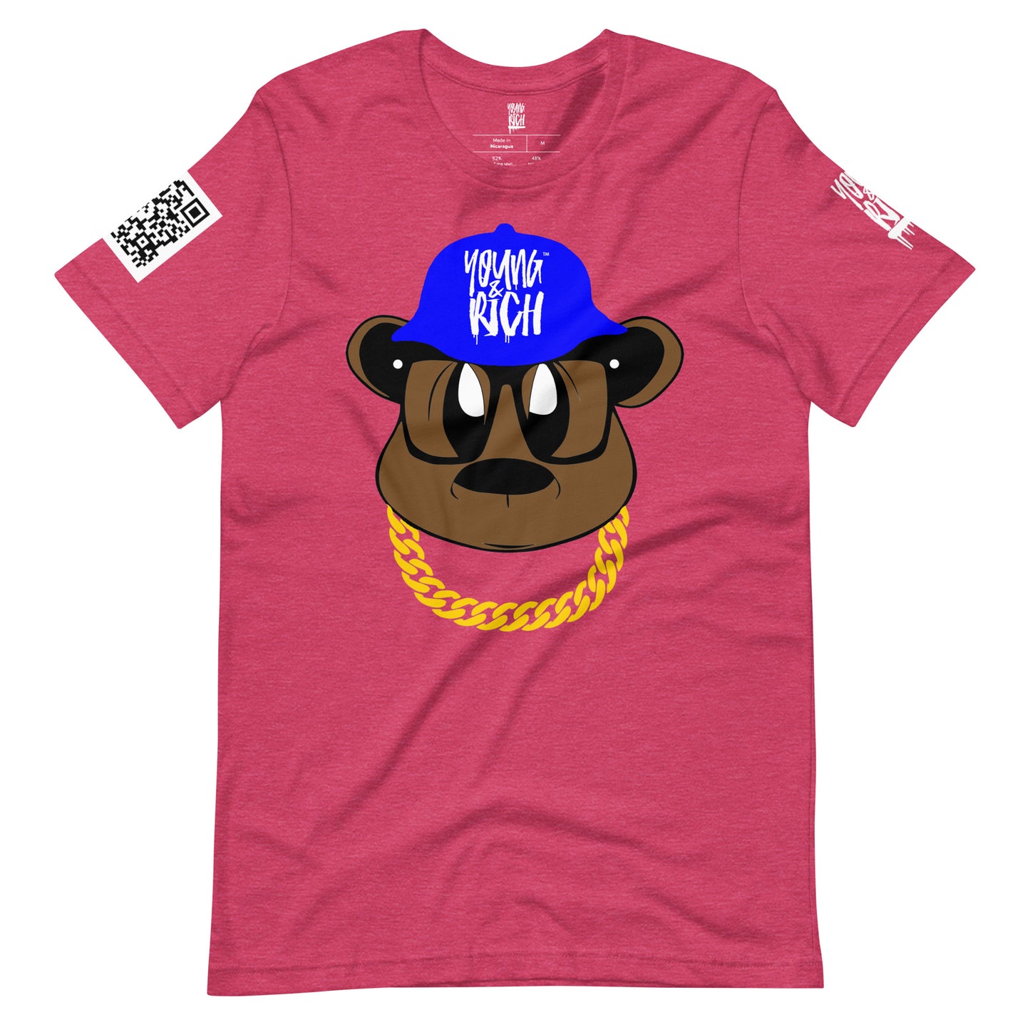 Young & Rich "Benji Bear" Unisex t-shirt