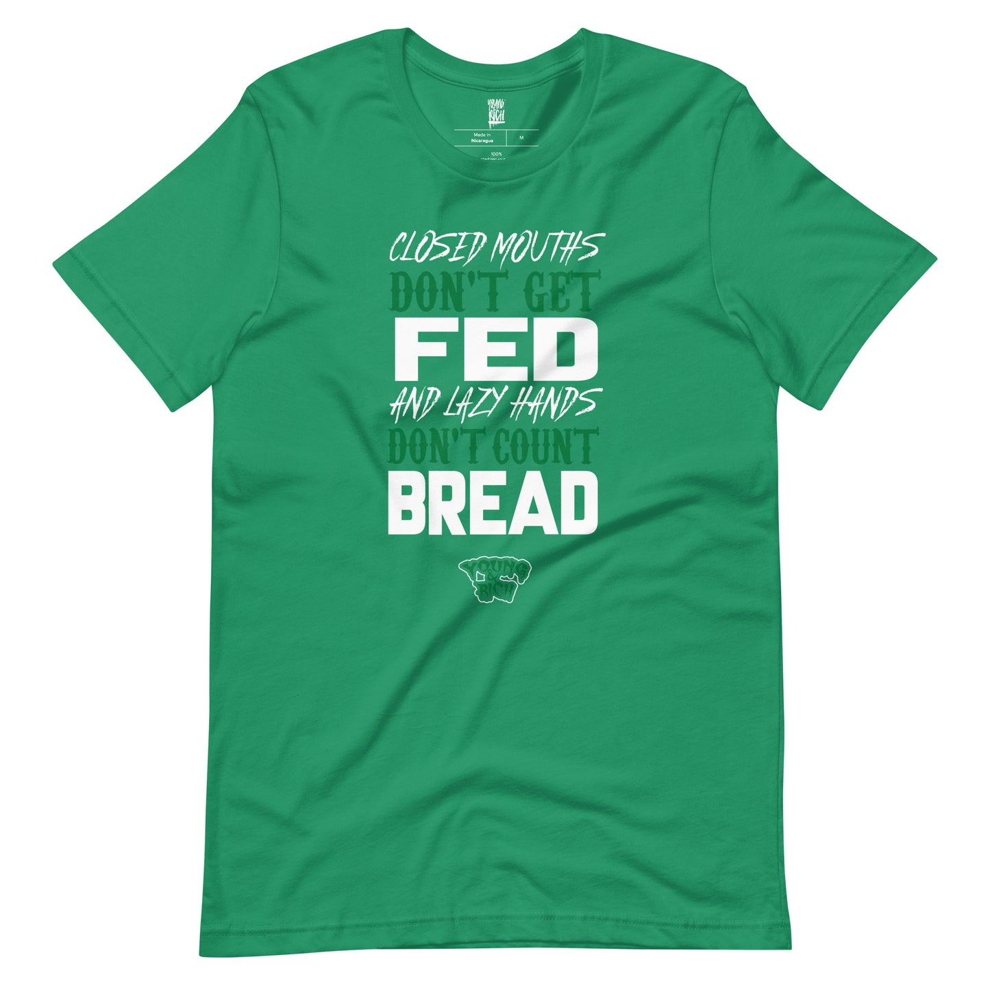 Young & Rich Get Bread Unisex t-shirt