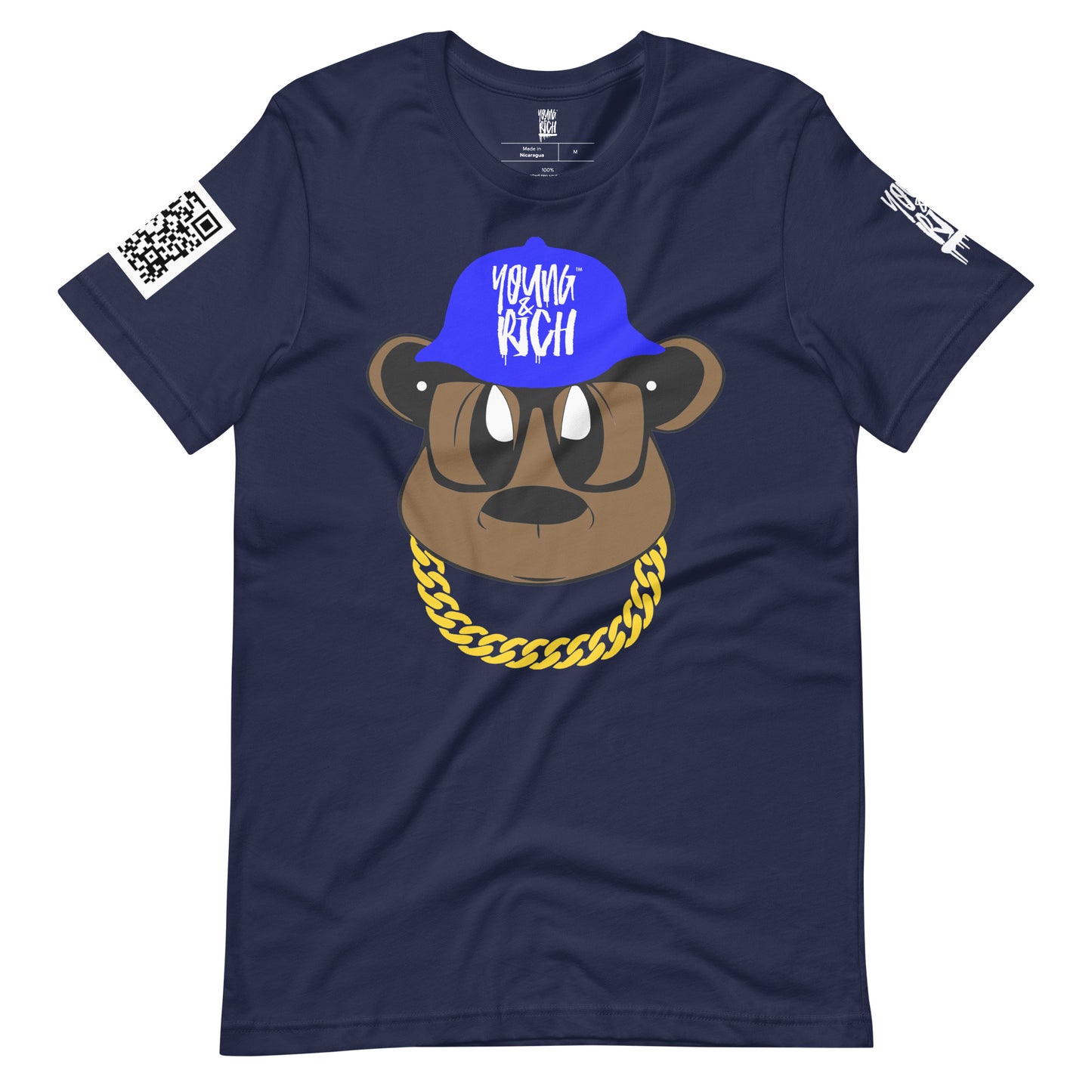 Young & Rich "Benji Bear" Unisex t-shirt