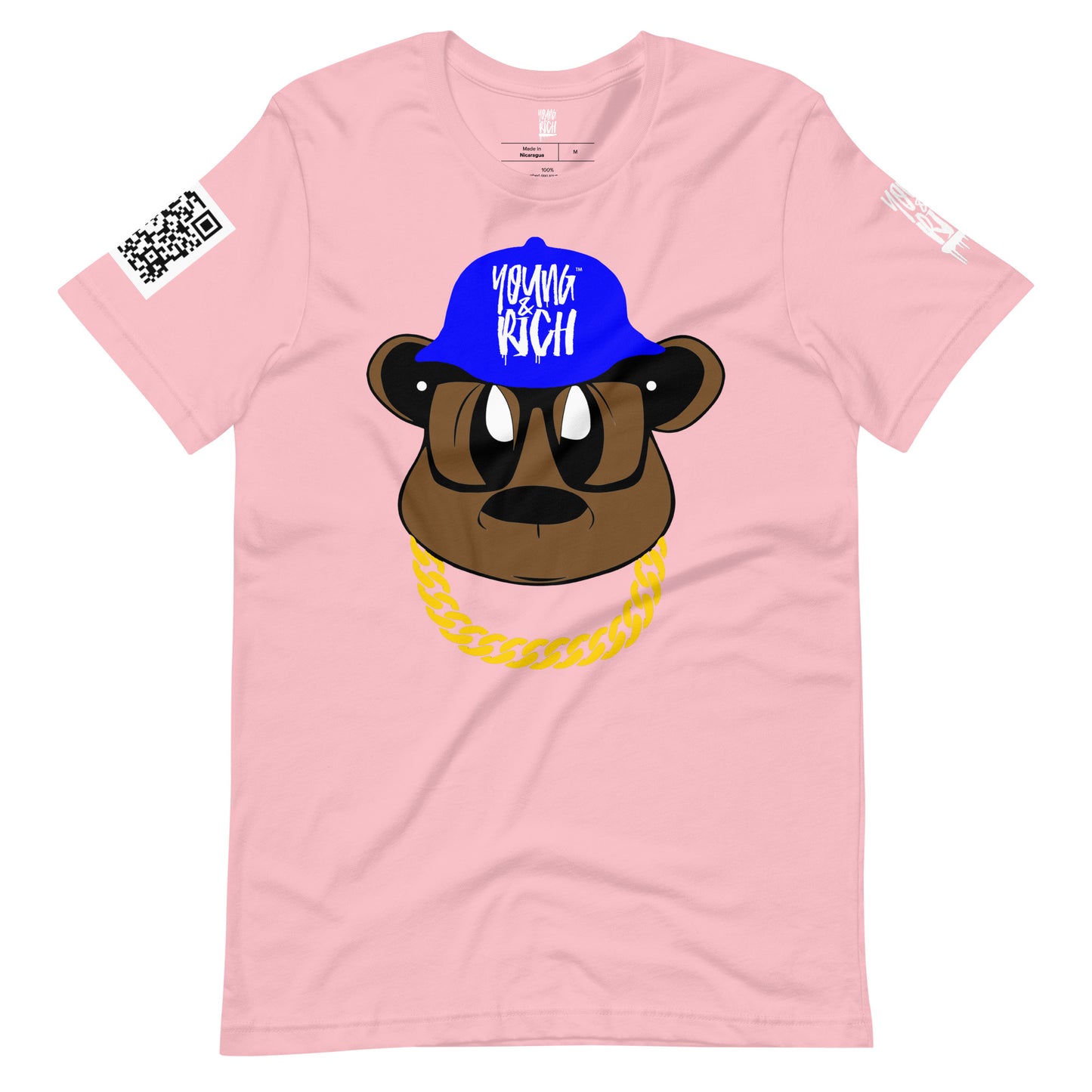 Young & Rich "Benji Bear" Unisex t-shirt