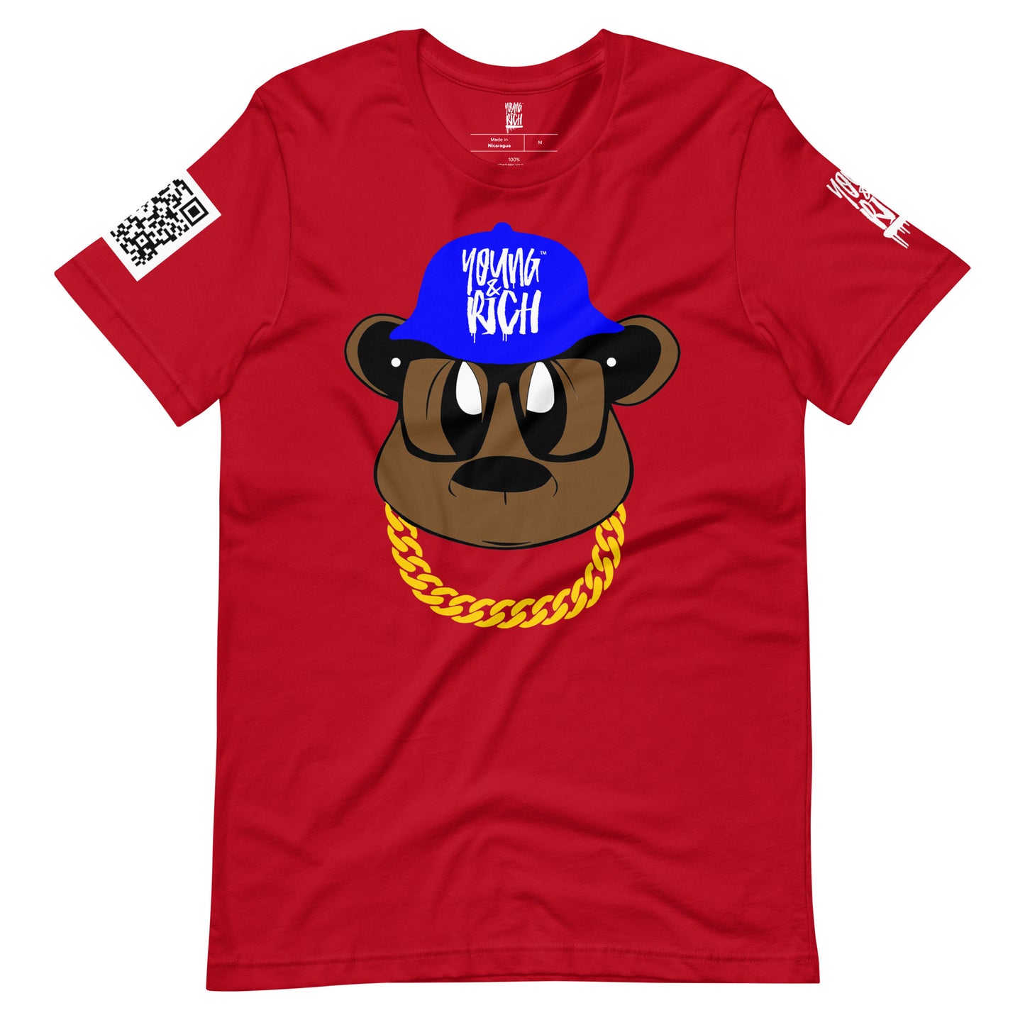 Young & Rich "Benji Bear" Unisex t-shirt