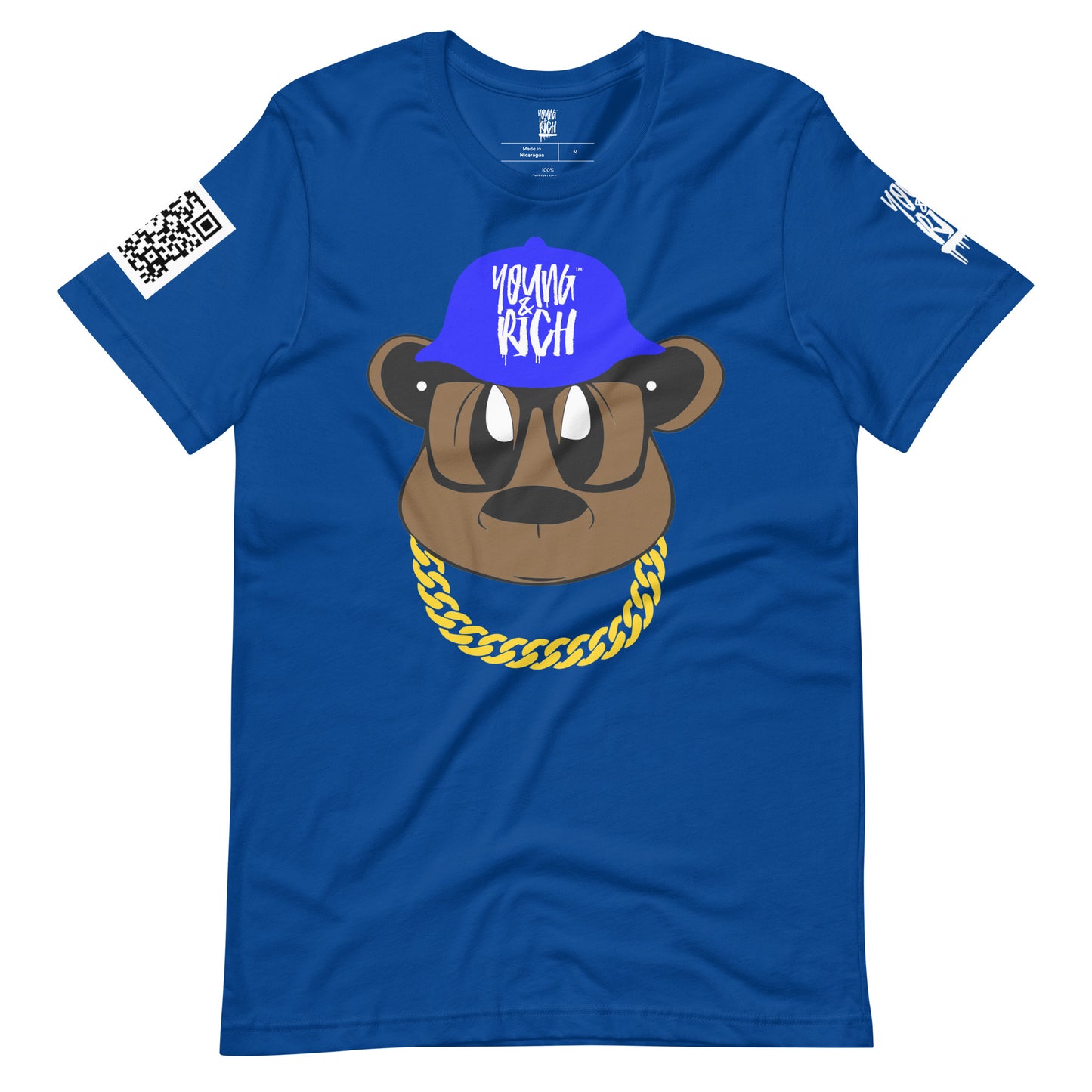 Young & Rich "Benji Bear" Unisex t-shirt