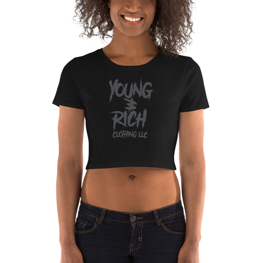 Young & Rich Rockstar Women’s Crop Tee