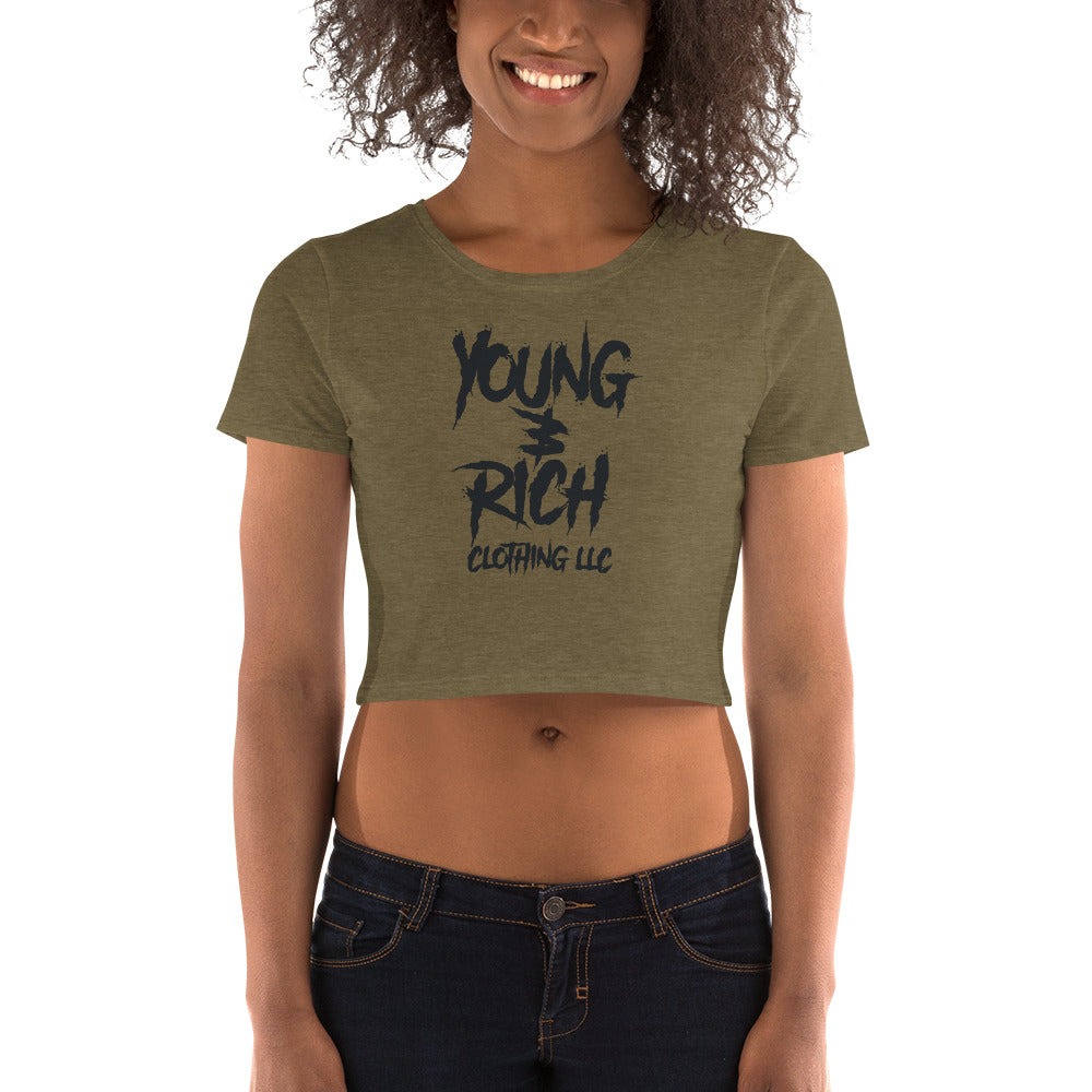 Young & Rich Rockstar Women’s Crop Tee