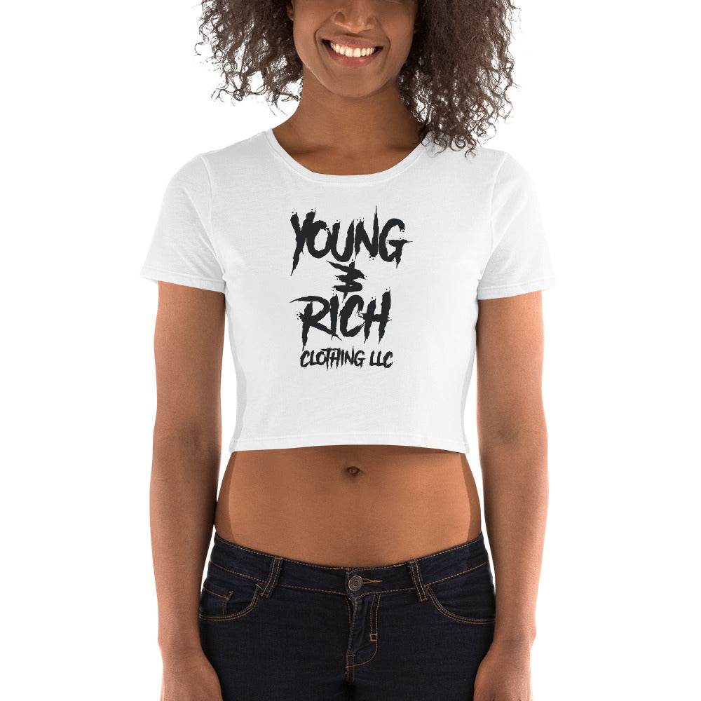 Young & Rich Rockstar Women’s Crop Tee